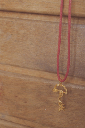 Snake Key Or Forever Sacred On Red Cord