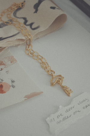 Snake Key Necklace